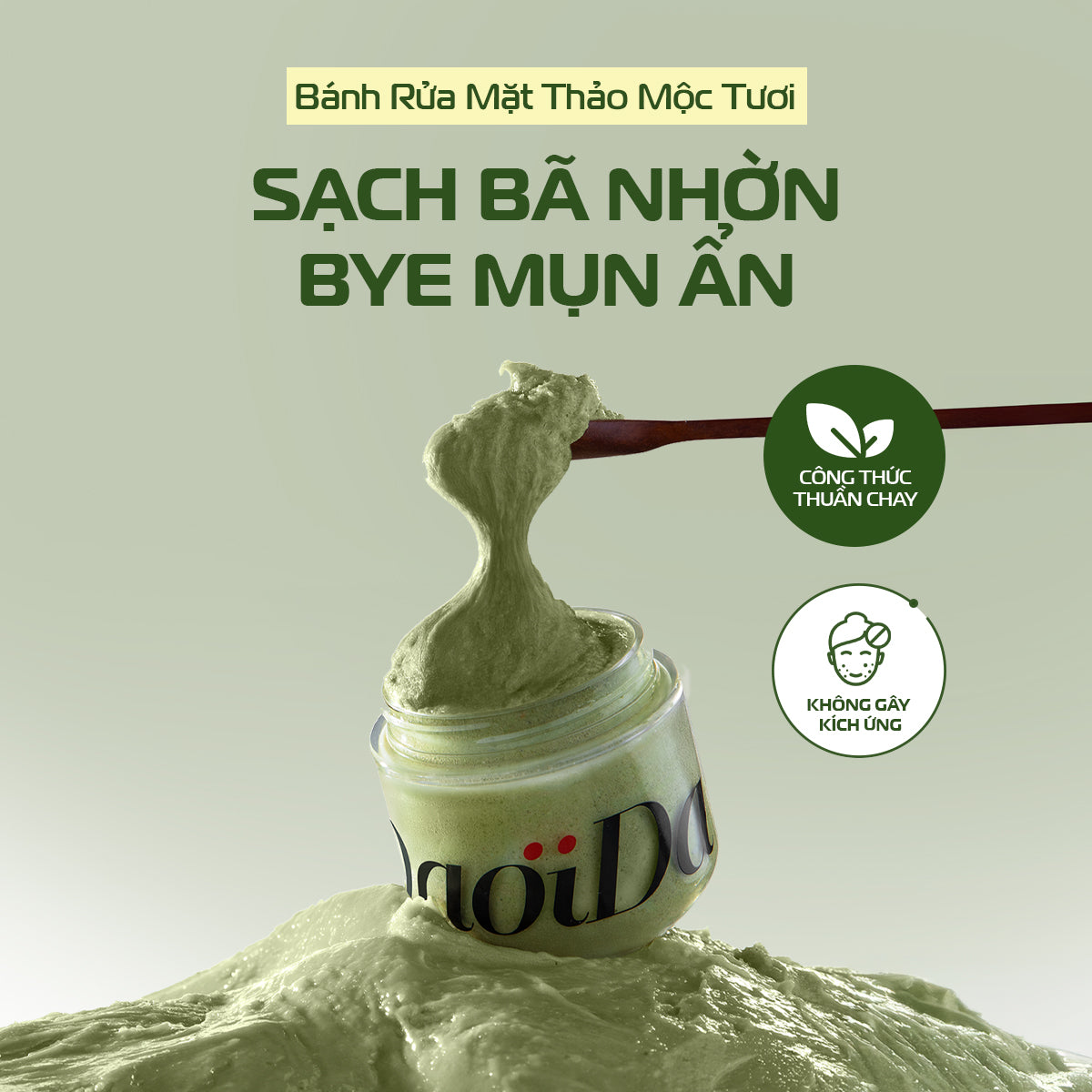 Bánh Rửa Mặt Cải Thiện Mụn Đầu Đen (120g)