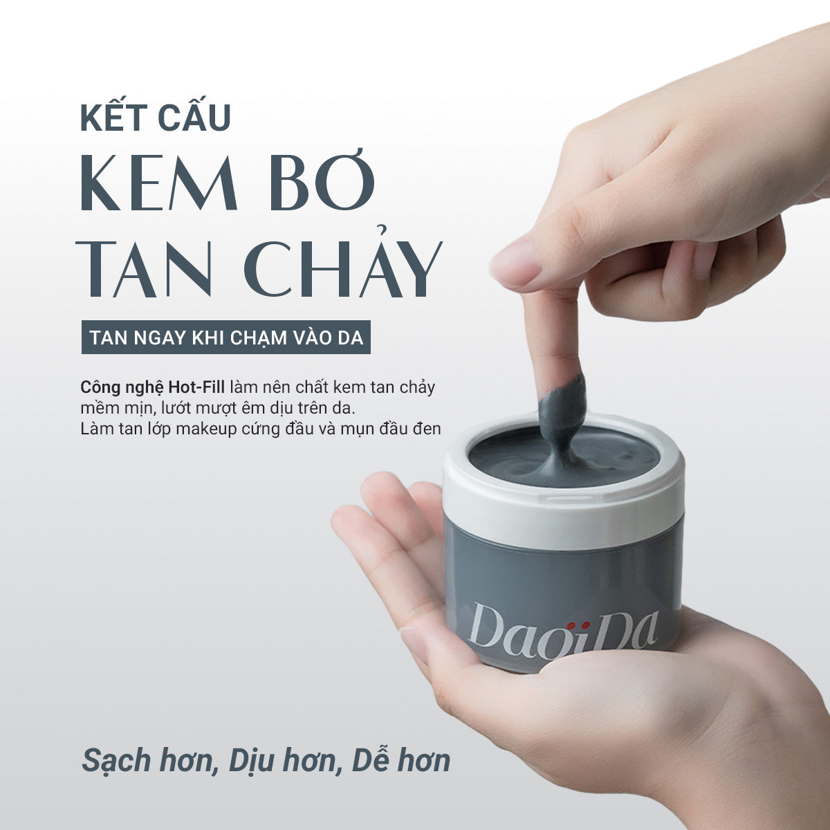 Kem Tẩy Trang Cải Thiện Mụn Đầu Đen (75g)