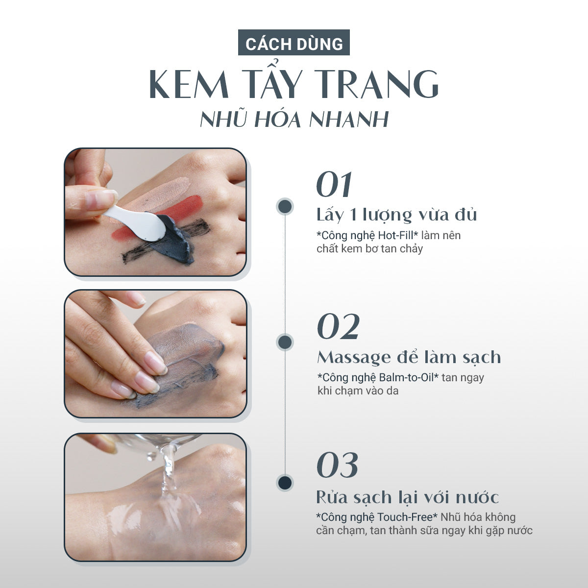 Kem Tẩy Trang Cải Thiện Mụn Đầu Đen (75g)