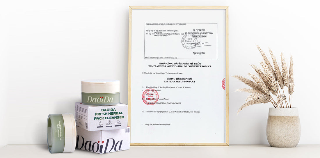 Phiếu Công Bố Sản Phẩm DAOIDA FRESH HERBAL PACK CLEANSER