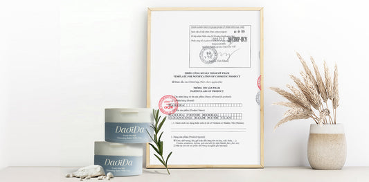 Phiếu Công Bố Sản Phẩm DAOIDA FRESH HERBAL CLEANSING BALM WITH CLAY