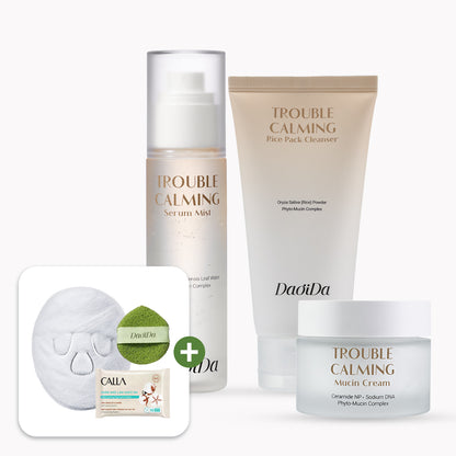 Bộ 3 cấp ẩm & làm dịu da Trouble Calming DaoiDa