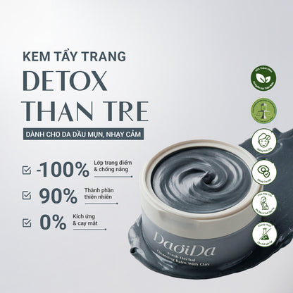 Combo 2 Kem Tẩy Trang Cải Thiện Mụn Đầu Đen (110g)