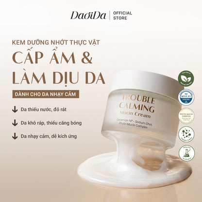 [MỚI] Kem Dưỡng Nhớt Thực Vật Cấp Ẩm & Làm Dịu Da