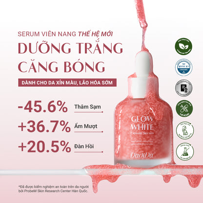 [ĐỘC QUYỀN VOUCHER 150K] Serum Viên Nang Dưỡng Trắng Căng Bóng (30ml)