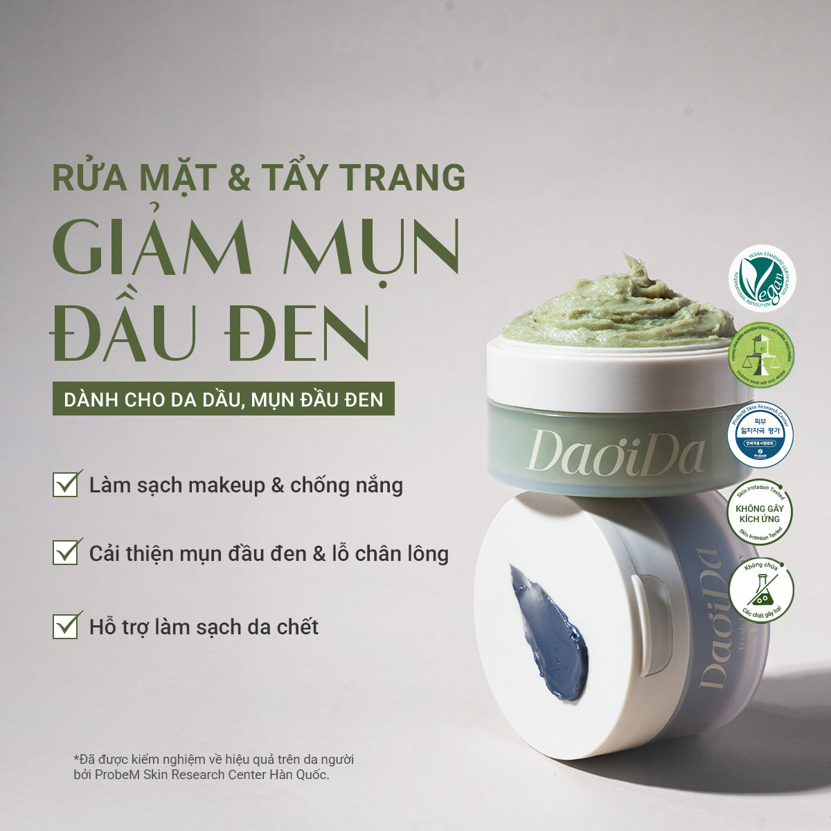 (MUA 2 TẶNG 2) Combo Kem Tẩy Trang & Bánh Rửa Mặt Thảo Mộc