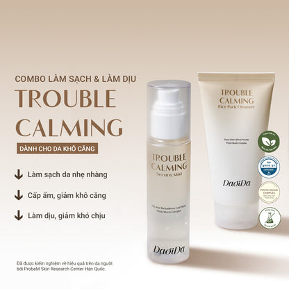 Bộ Đôi Bánh Rửa Mặt Gạo & Serum Mist Nhớt Thực Vật