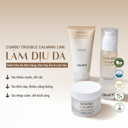Bộ 3 cấp ẩm & làm dịu da Trouble Calming DaoiDa