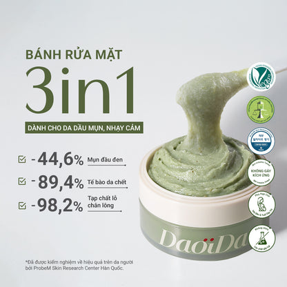 Bánh Rửa Mặt Cải Thiện Mụn Đầu Đen (120g)