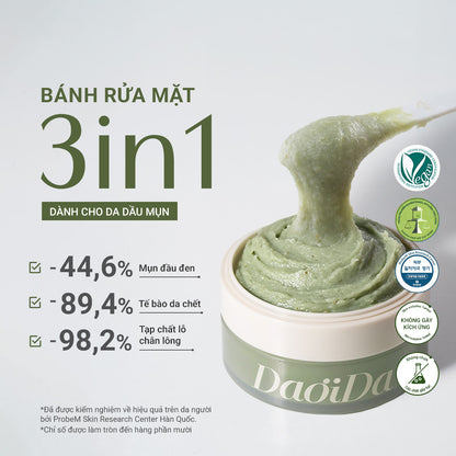 (Quà Tặng 200k) Bánh Rửa Mặt Cải Thiện Mụn Đầu Đen (120g)