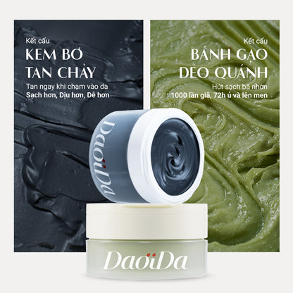 [QUÀ TẶNG FULLSIZE] Combo Kem Tẩy Trang Và Bánh Rửa Mặt