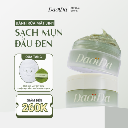 [MUA 2 TẶNG 2] Combo 2 Bánh Rửa Mặt Cải Thiện Mụn Đầu Đen