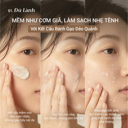 [MỚI] Bánh Rửa Mặt Gạo Dành Cho Da Nhạy Cảm