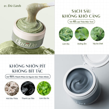 [QUÀ TẶNG FULLSIZE] Combo Kem Tẩy Trang Và Bánh Rửa Mặt