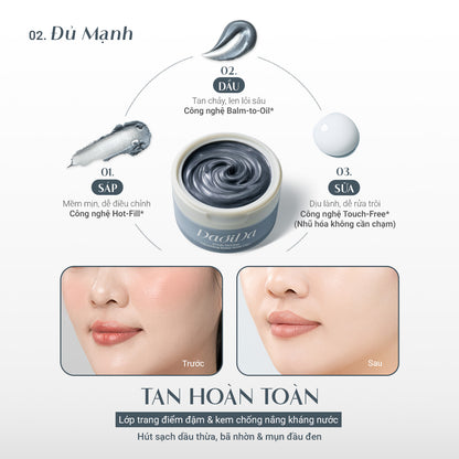 (Quà Tặng 200k) Kem Tẩy Trang Cải Thiện Mụn Đầu Đen (110g)