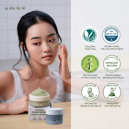 [QUÀ TẶNG FULLSIZE] Combo Kem Tẩy Trang Và Bánh Rửa Mặt