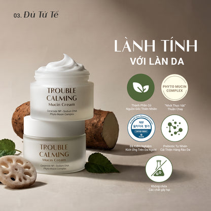 [MỚI] Kem Dưỡng Nhớt Thực Vật Cấp Ẩm & Làm Dịu Da