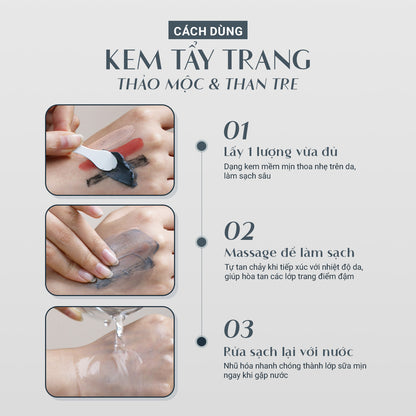 (Quà 200k) Kem Tẩy Trang Cải Thiện Mụn Đầu Đen (110g)