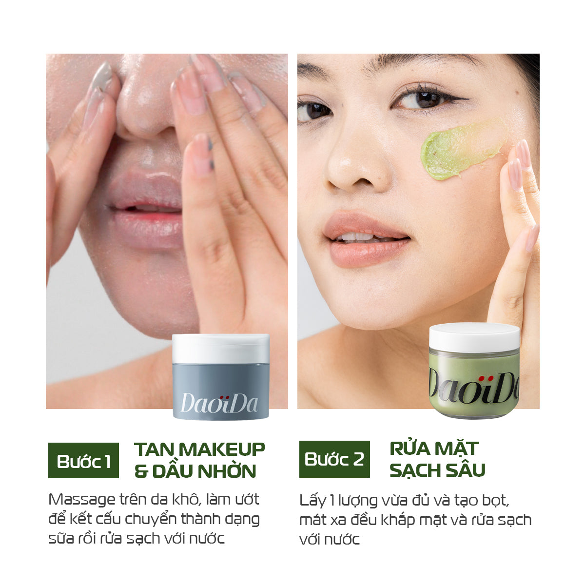 [QUÀ TẶNG FULLSIZE] Combo Kem Tẩy Trang Và Bánh Rửa Mặt