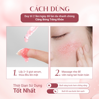 [ĐỘC QUYỀN VOUCHER 150K] Serum Viên Nang Dưỡng Trắng Căng Bóng (30ml)