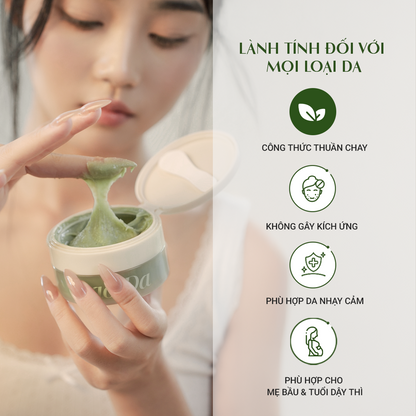 [QUÀ TẶNG FULLSIZE] Combo Kem Tẩy Trang Và Bánh Rửa Mặt