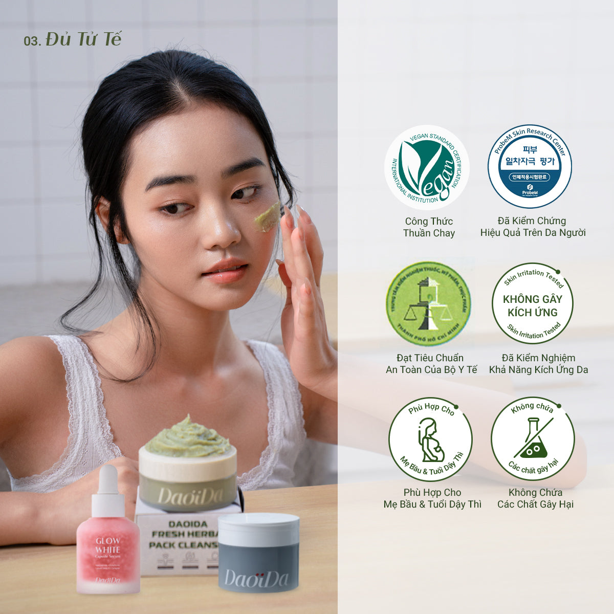 [VOUCHER 200K] Combo 3 Làm Sạch Mụn Đầu Đen & Dưỡng Trắng Căng Bóng