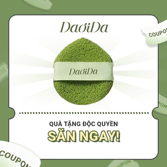 (Quà tặng không bán) Mút rửa mặt giọt nước DAOIDA