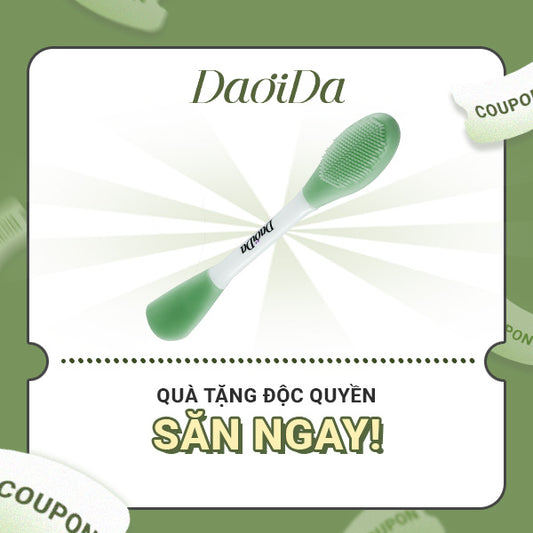 (Quà tặng không bán) Cọ Rửa Mặt 2 Đầu DaoiDa
